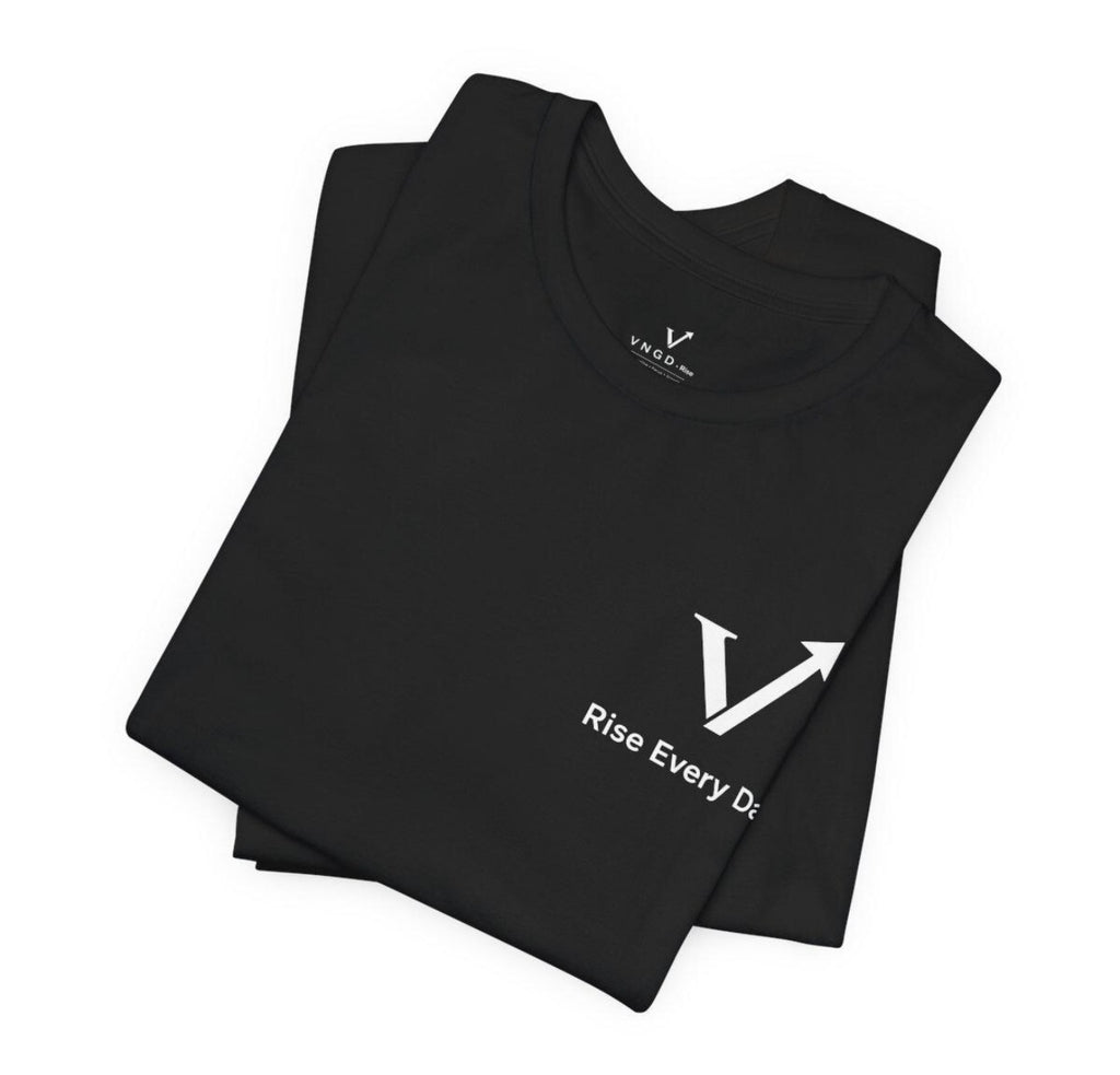Lead Yourself First T-Shirt | Rise Every Day Graphic Tee | Minimal Streetwear | Unisex Motivational Shirt