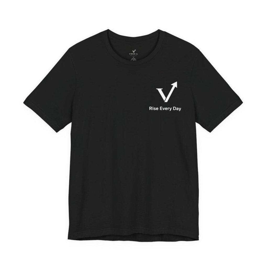 Lead Yourself First T-Shirt | Rise Every Day Graphic Tee | Minimal Streetwear | Unisex Motivational Shirt